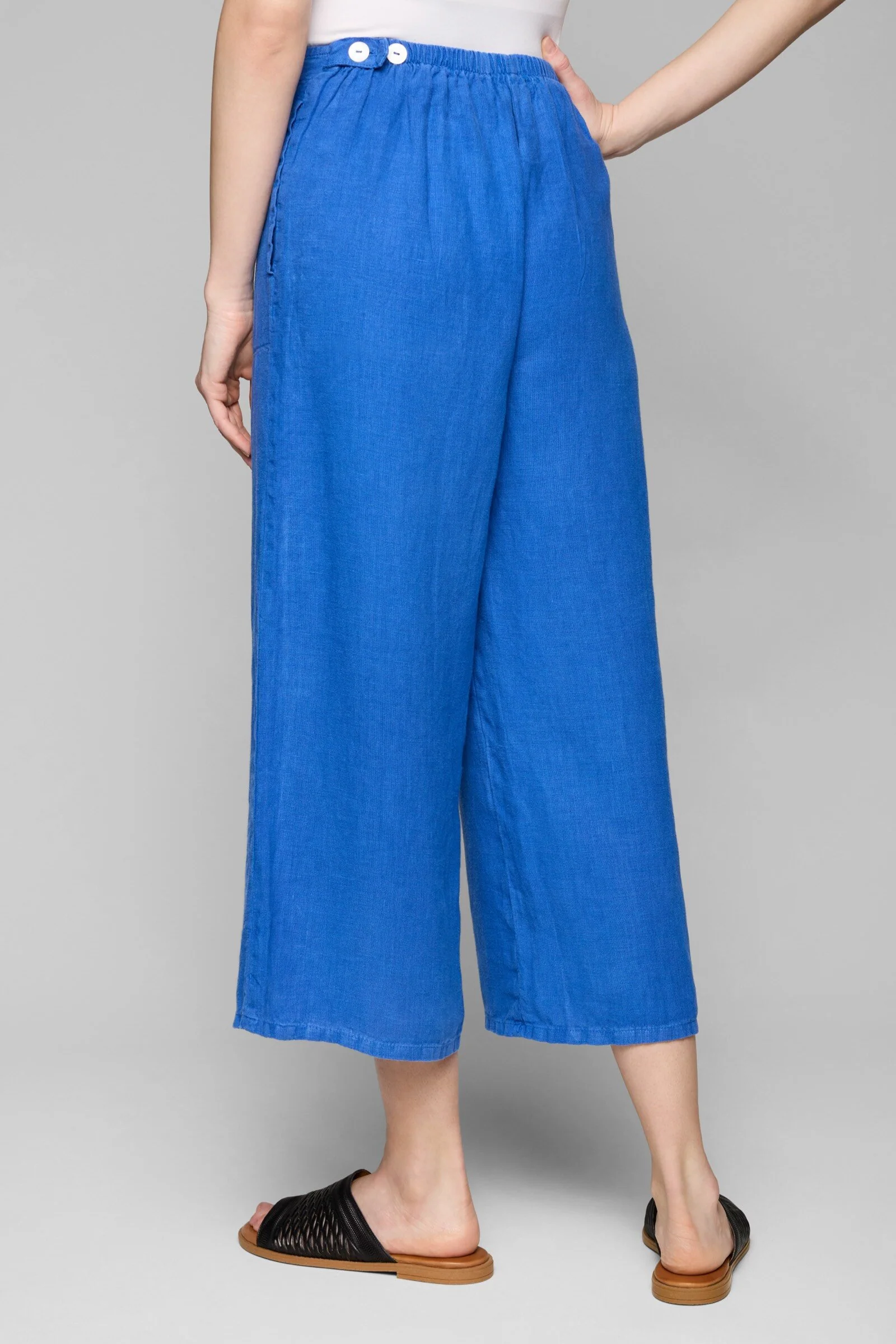Flat Front Crop Pants - Image 3