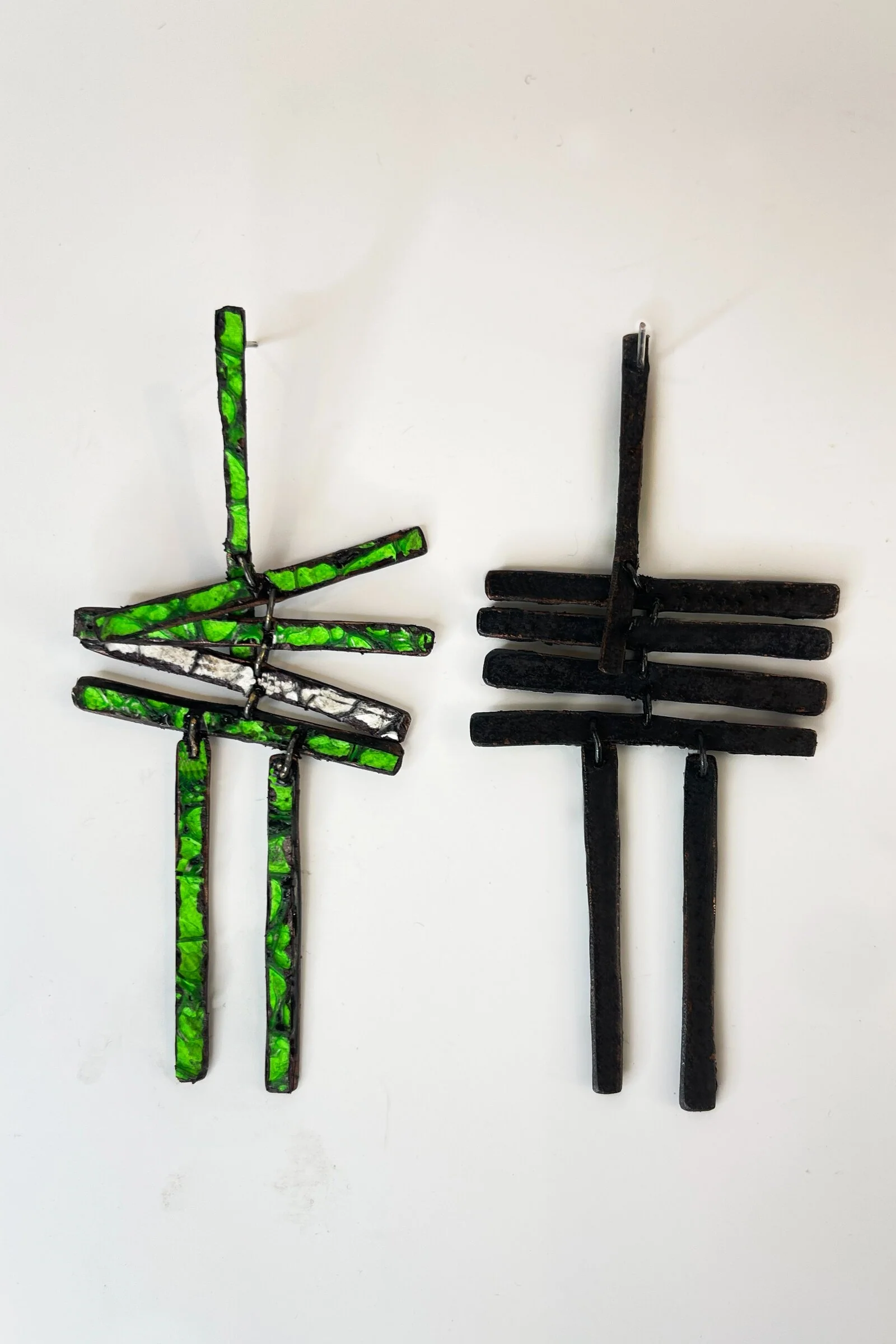 Lines Drop Earrings - Image 4