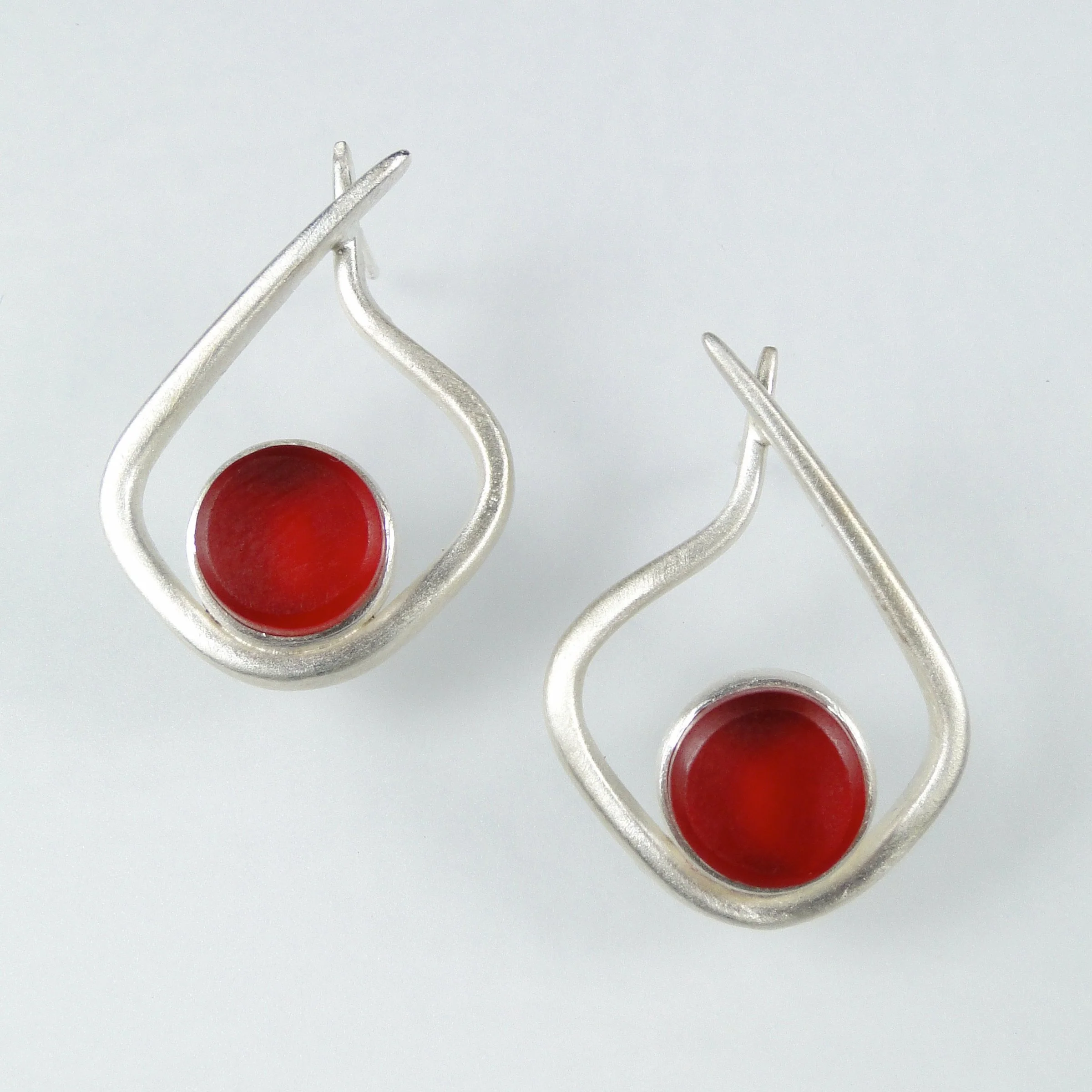 Modernist Hoop Earrings - Image 3