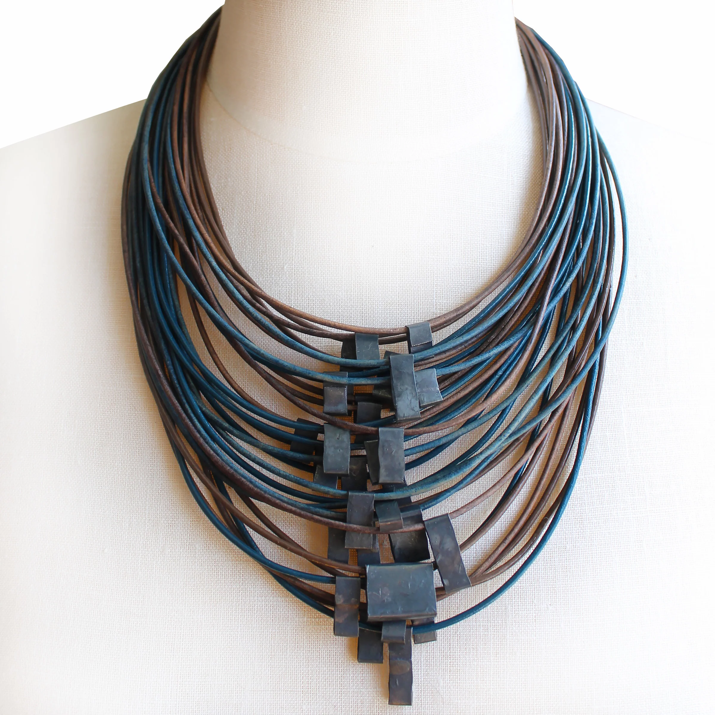 Organica Leather Necklace #11 - Image 22