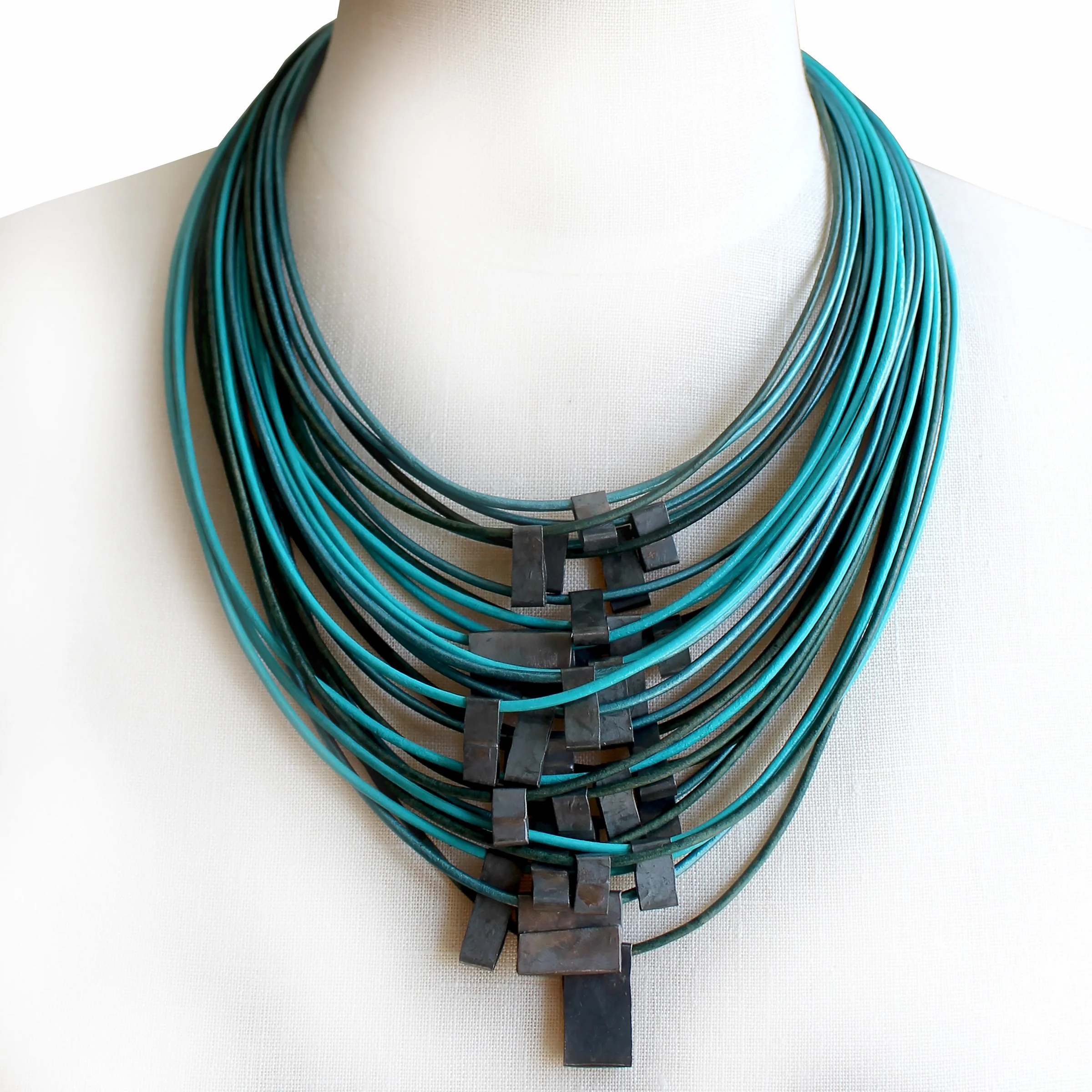 Organica Leather Necklace #11 - Image 20