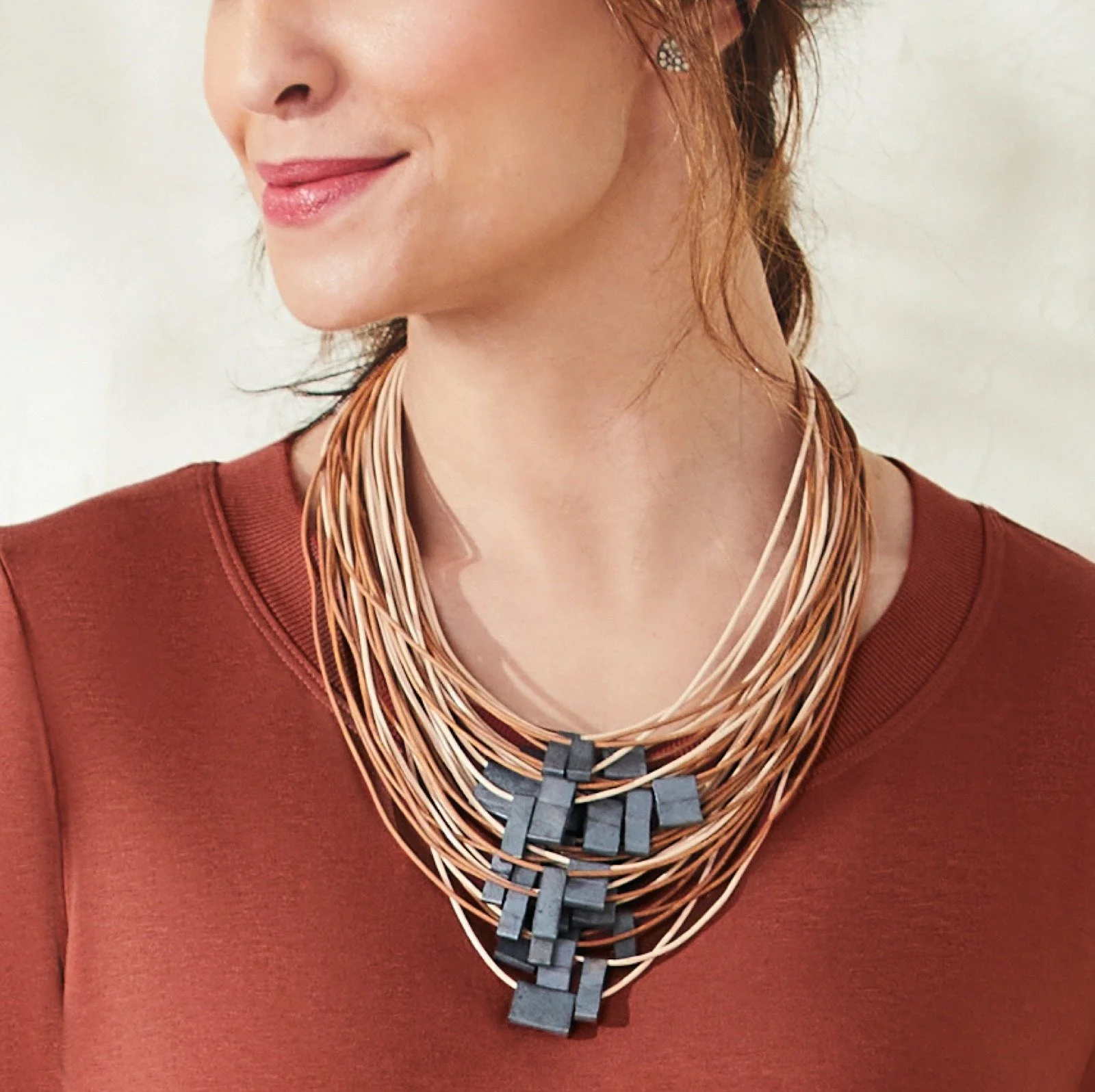 Organica Leather Necklace #11 - Image 14