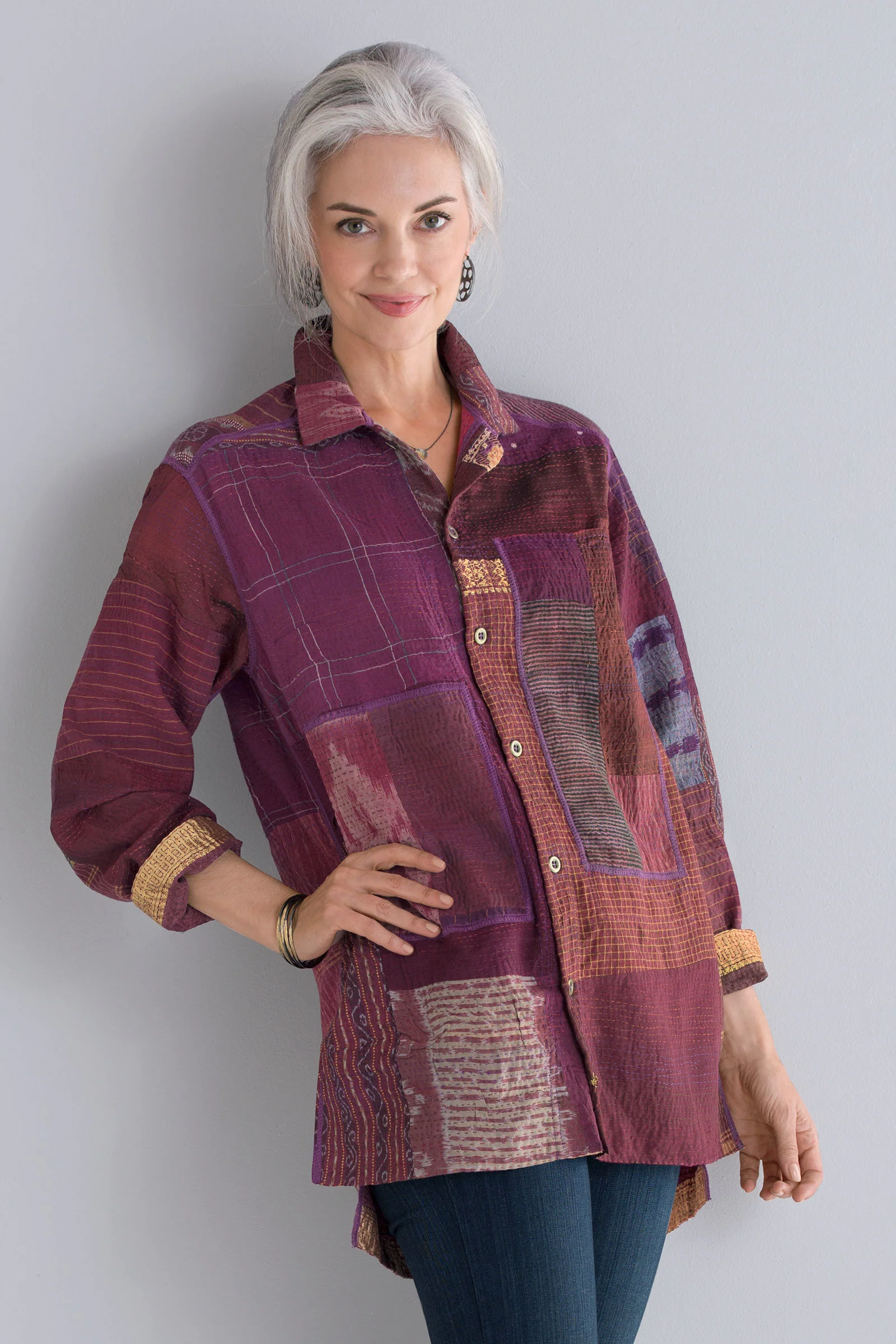 Pieced Shirt Jacket - Image 5