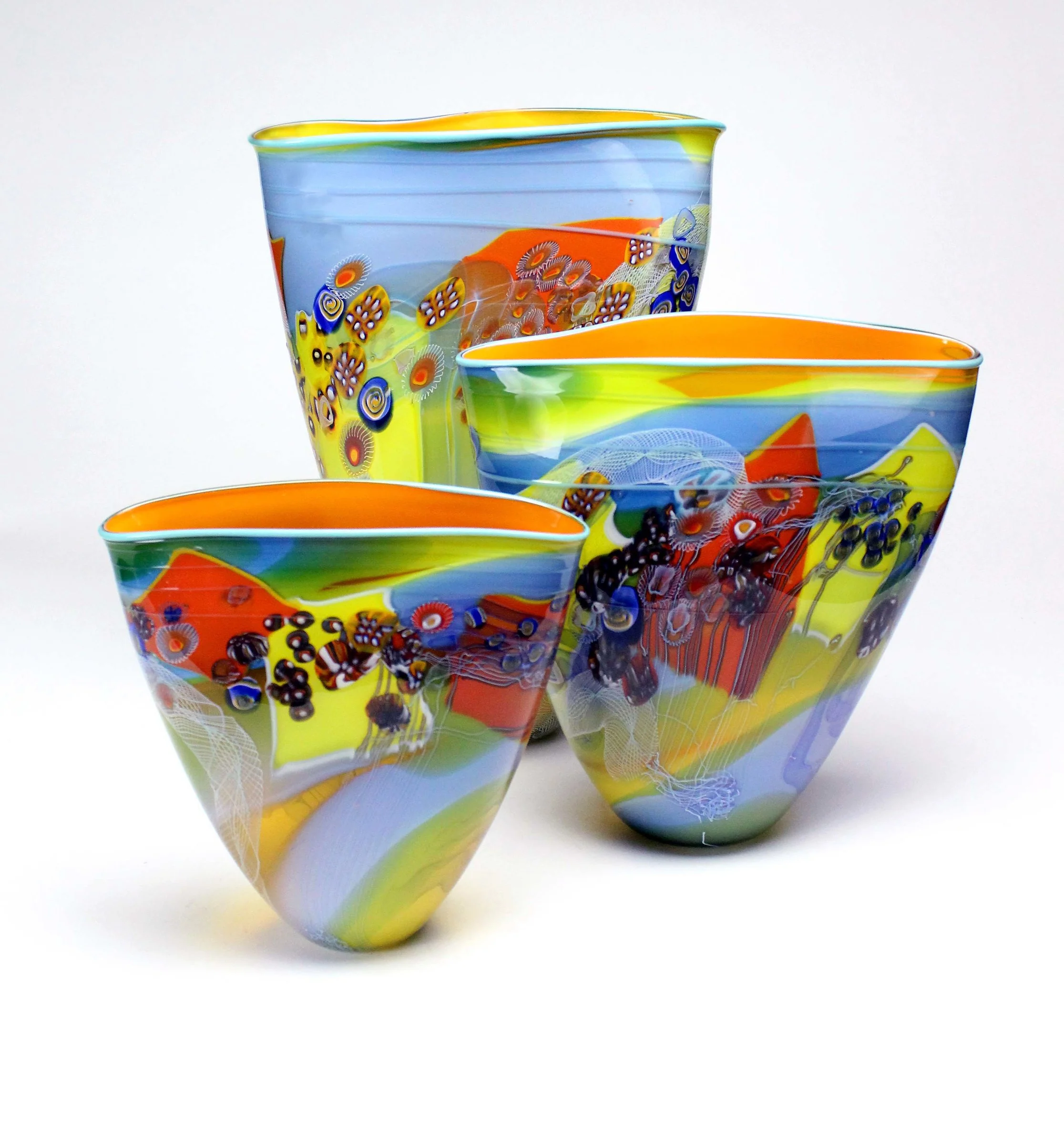 Summer Sky Colorfield Vessel - Image 4
