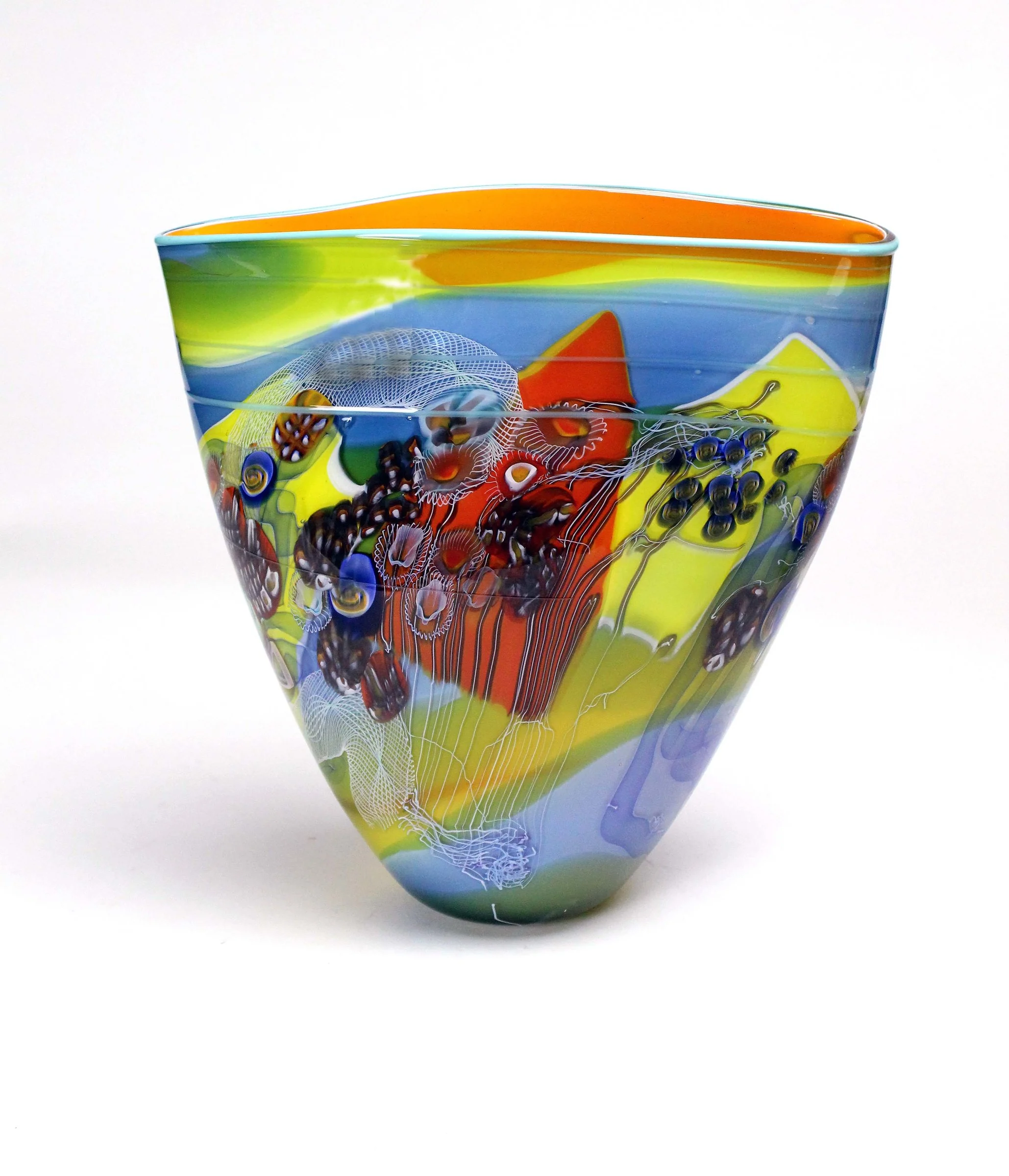 Summer Sky Colorfield Vessel - Image 3