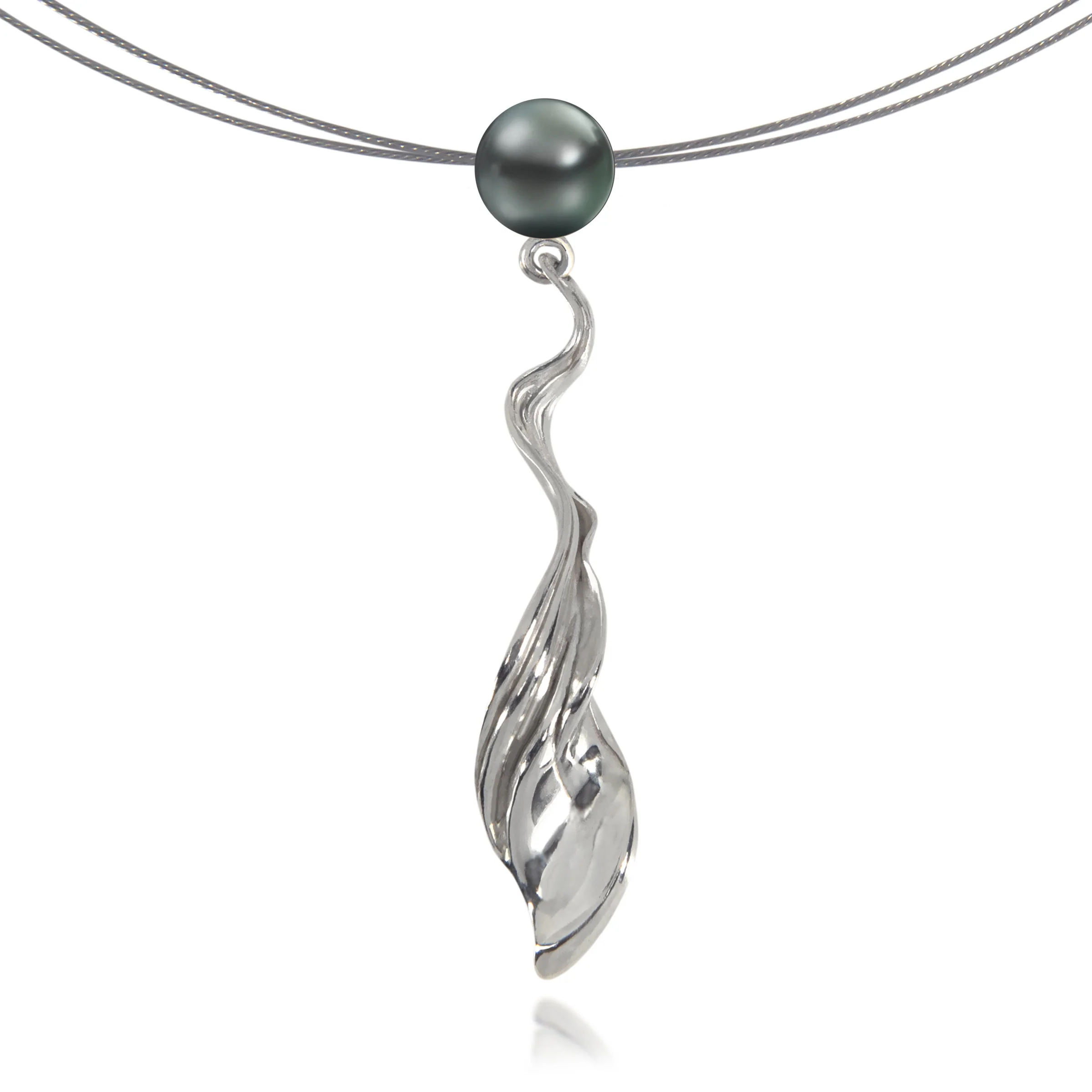 White Gold Languor of Existence Necklace - Image 6