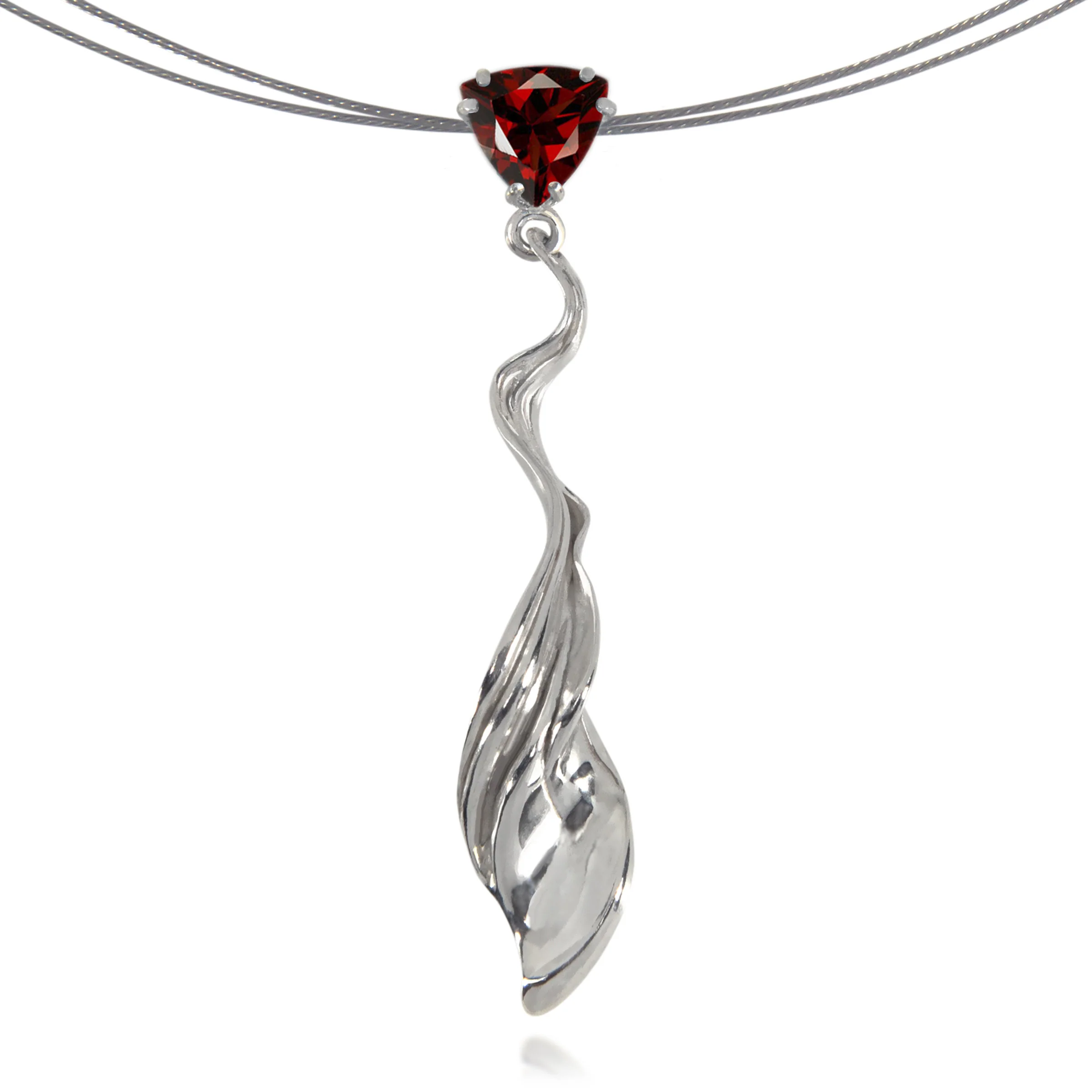 White Gold Languor of Existence Necklace - Image 4