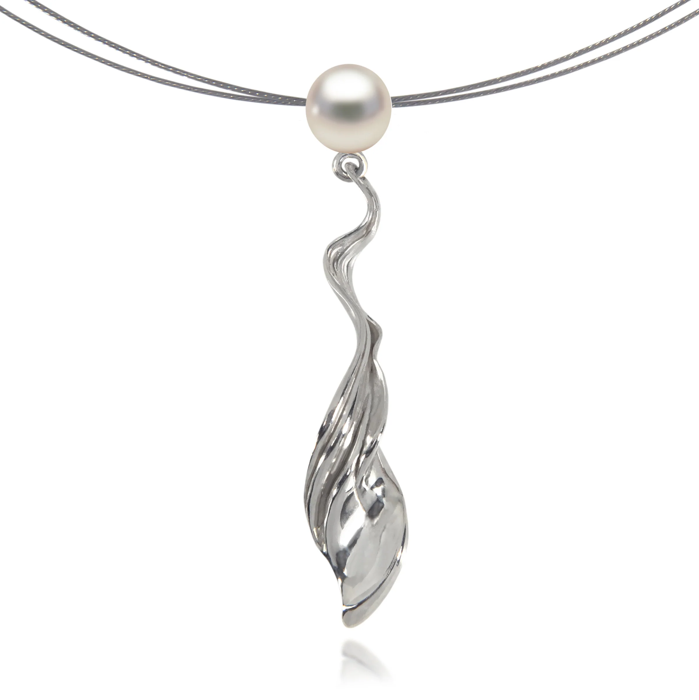 White Gold Languor of Existence Necklace - Image 5