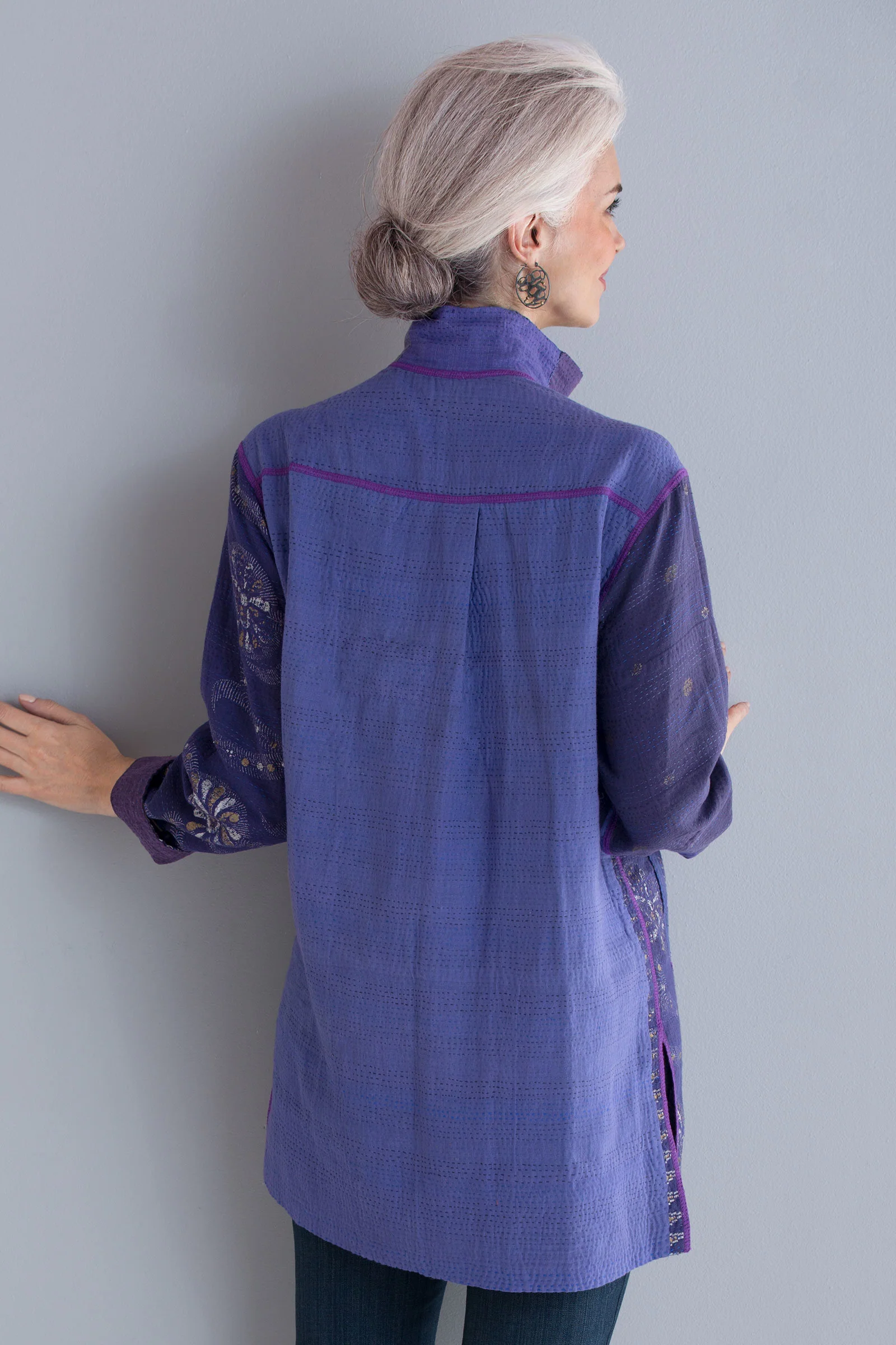 Pieced Shirt Jacket - Image 3