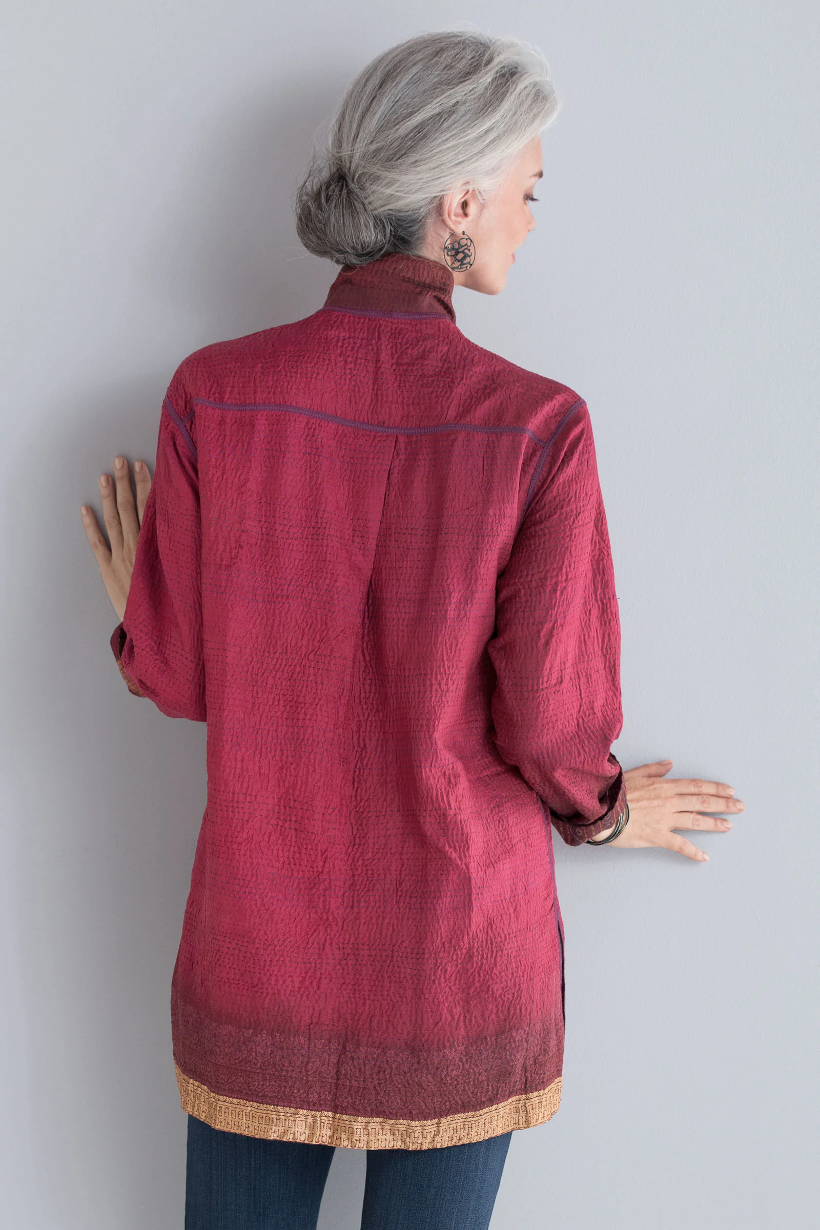 Pieced Shirt Jacket - Image 8