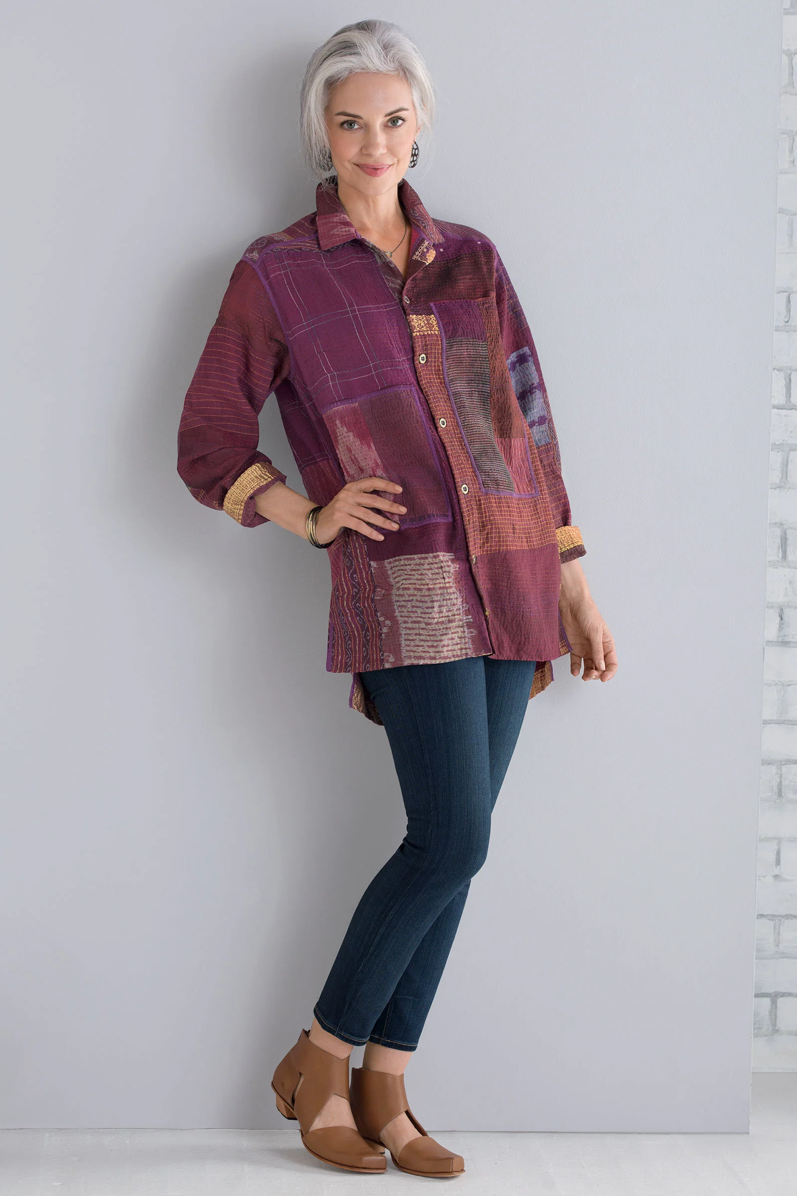 Pieced Shirt Jacket - Image 9